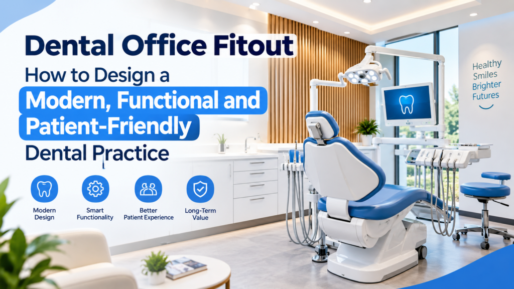 Dental Office Fitout | How to Design a Modern, Functional and Patient-Friendly Dental Practice